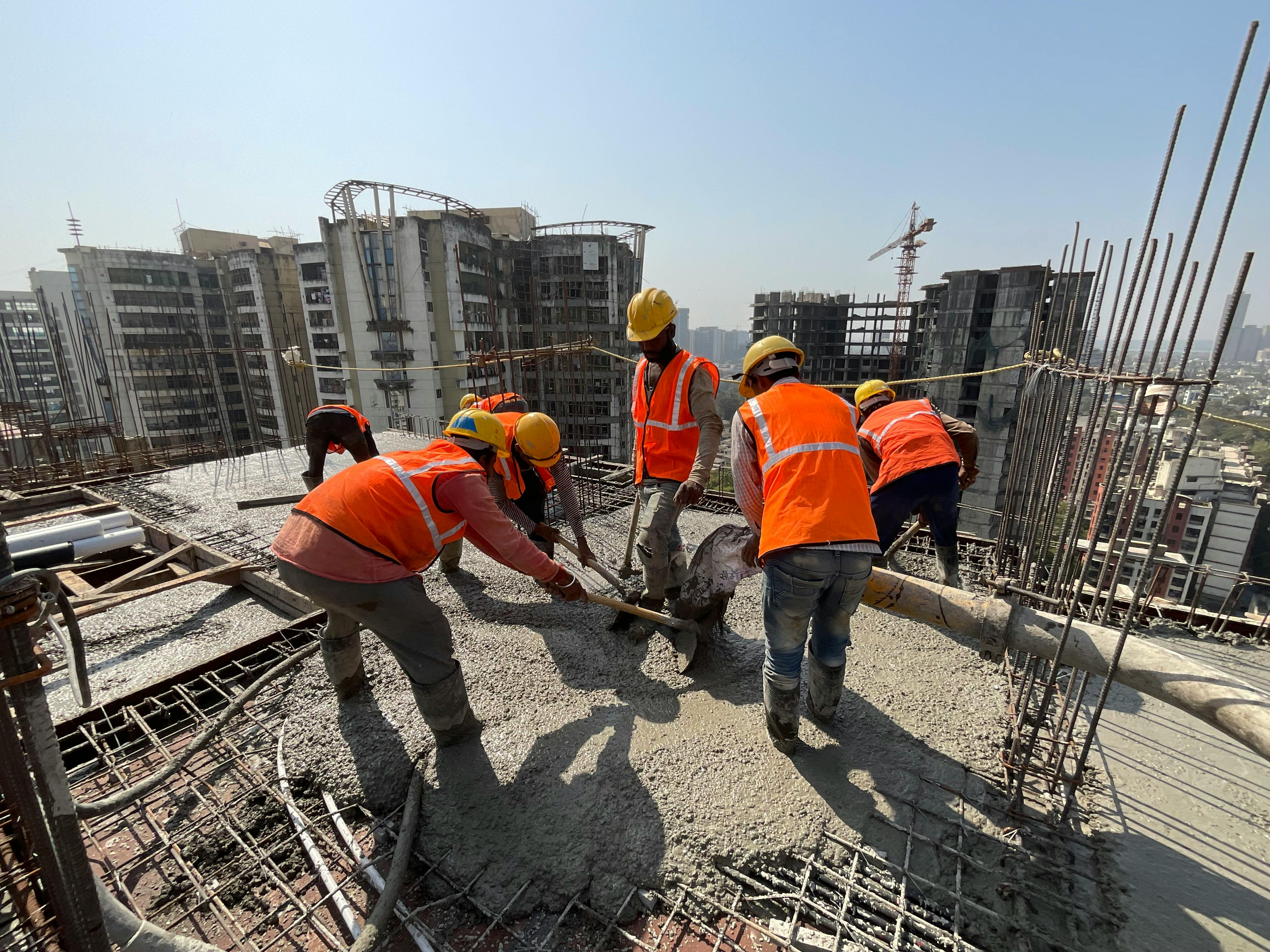 Concrete Pouring Poster